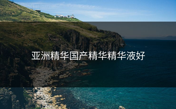 亚洲精华国产精华精华液好